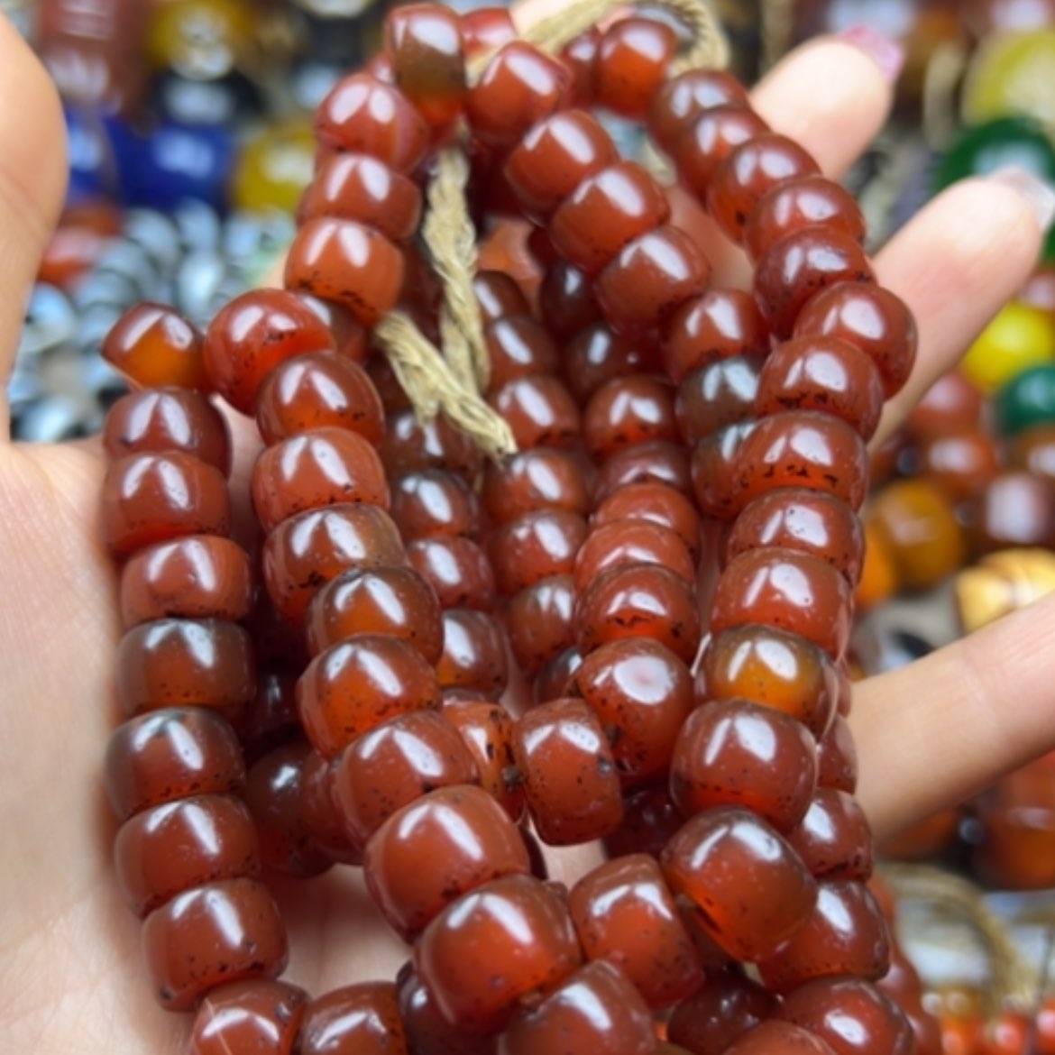 【闪购商品】玛瑙/玉髓颈饰未镶嵌此**明