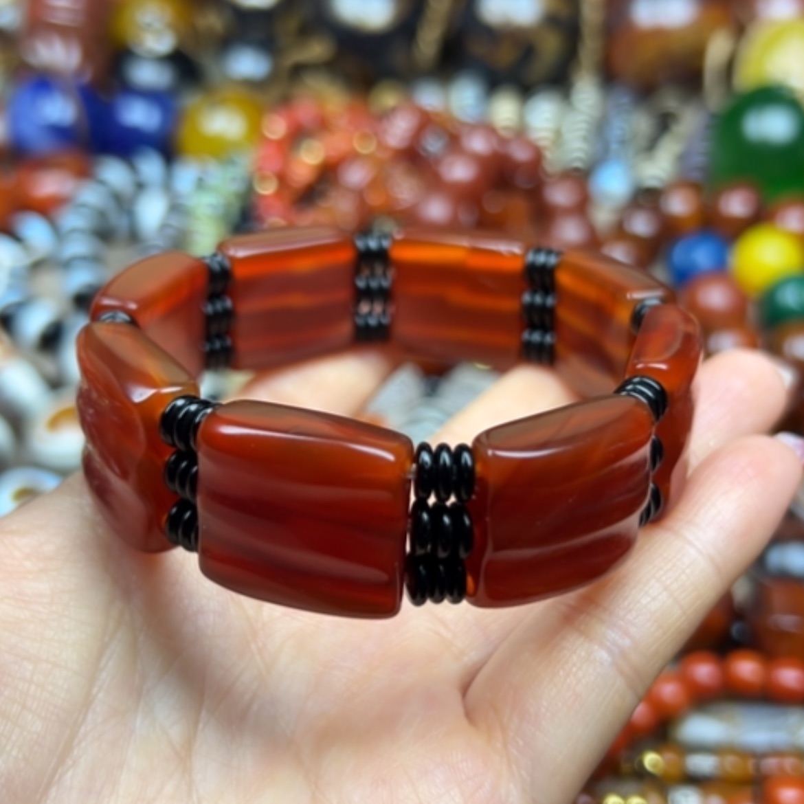 【闪购商品】玛瑙/玉髓颈饰未镶嵌李**然