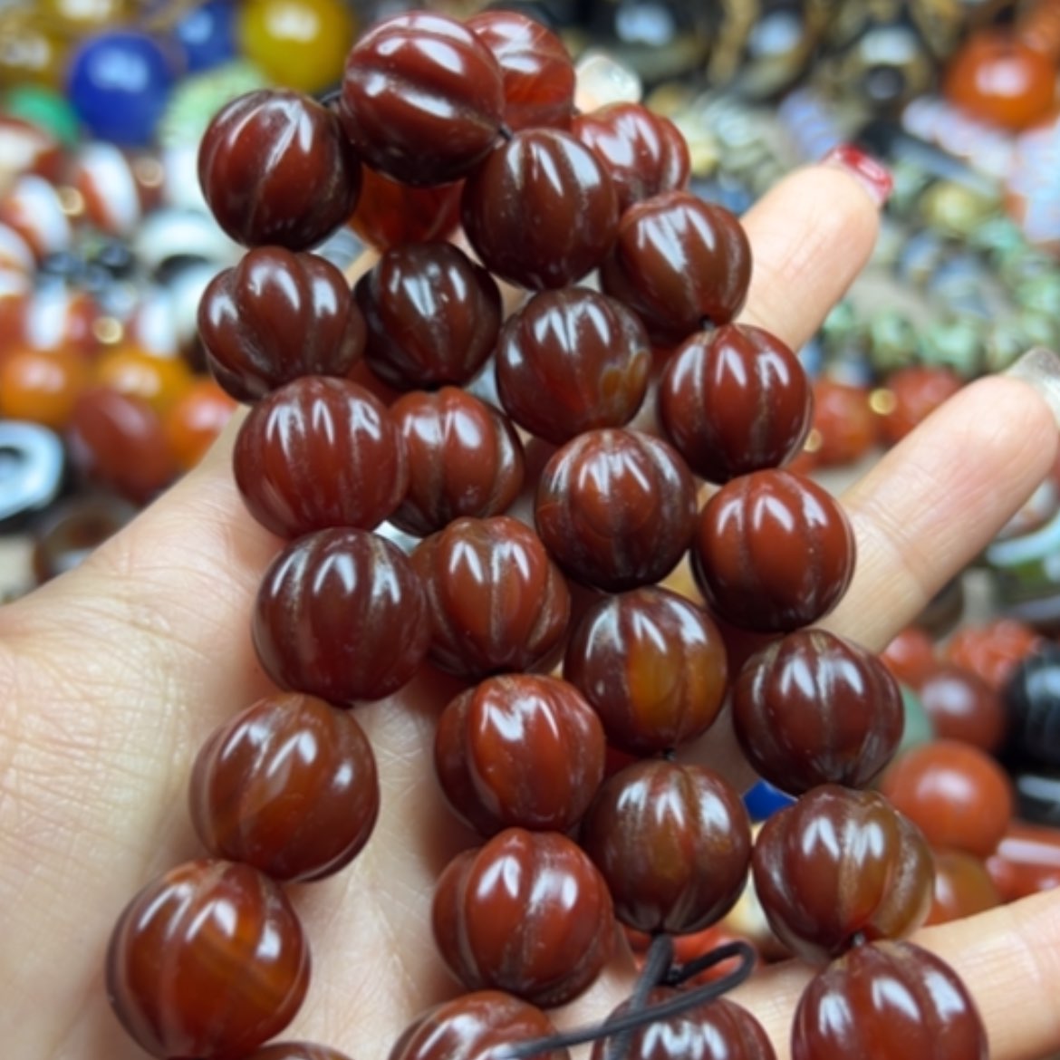 【闪购商品】玛瑙/玉髓颈饰未镶嵌夕**