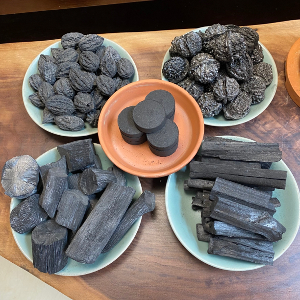 围炉煮茶炭炉核桃炭文玩核桃炭北町炭南町炭菊花木炭观火炭无烟味