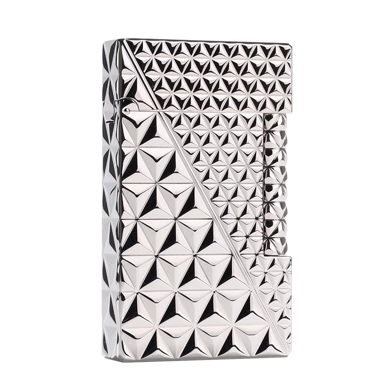 全铜朗声打火机男士清脆侧滑钢音超薄高端商务创意个性潮复古