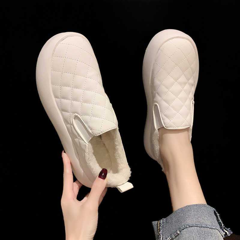 回力潮品踩屎感软底孕妇鞋女新款脚肿不累脚一脚蹬厚底豆豆鞋休闲