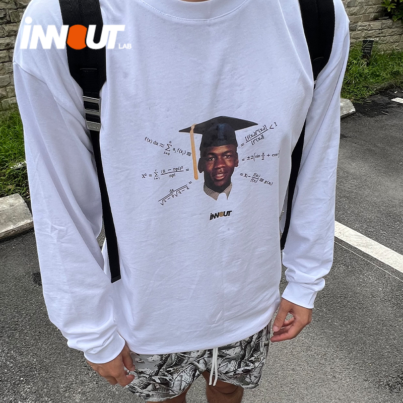 INNOUT原创飞人运动长袖薄款T恤男排汗篮球训练热身投篮服健身衣