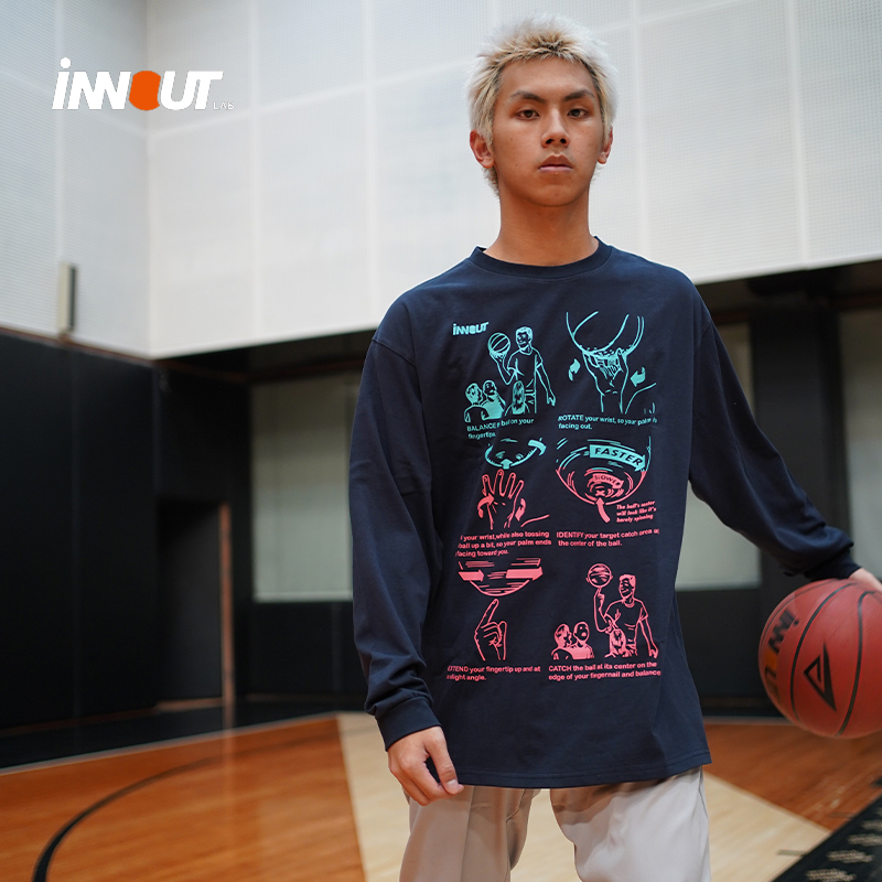 INNOUT LAB运动长袖转球印花四图和六图自选链接