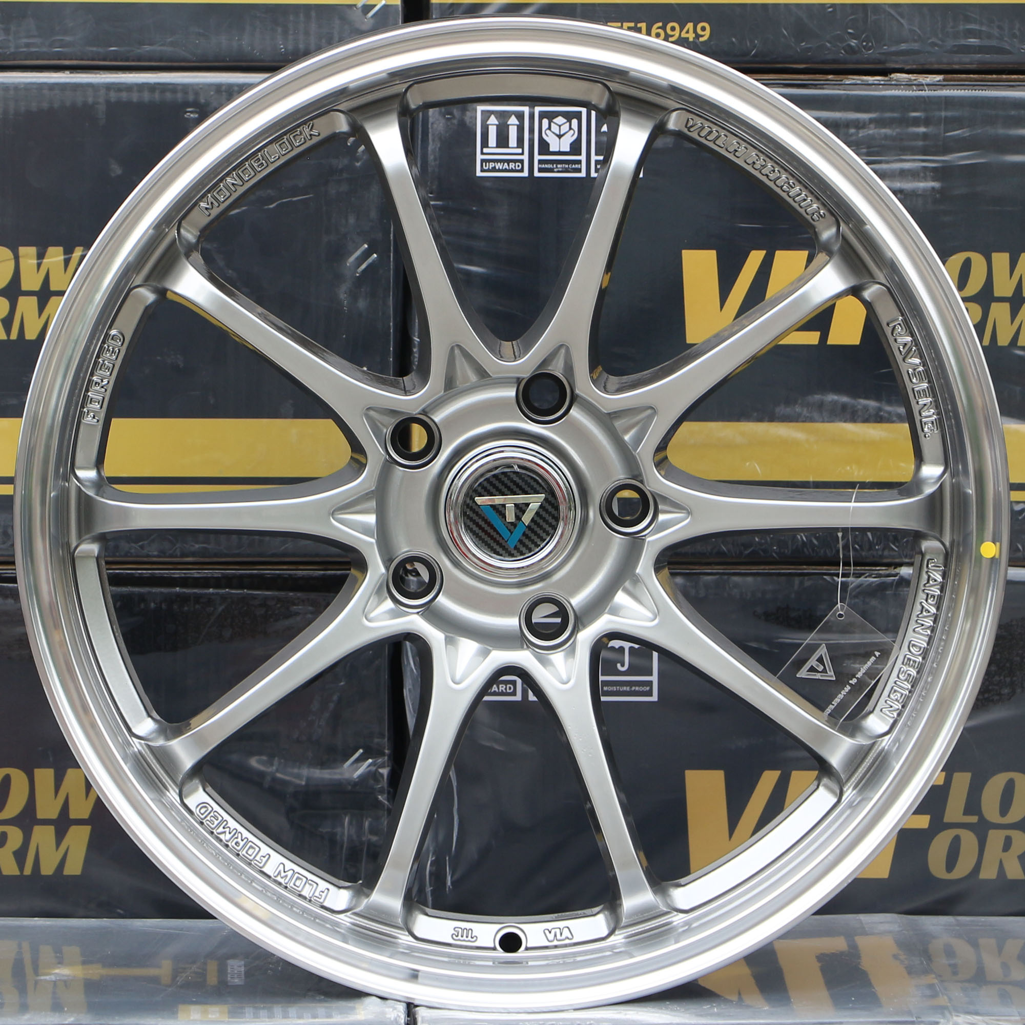 巨久【VLF09】旋压品牌漆面轮毂工艺轻量化适用MINI思域凯美瑞