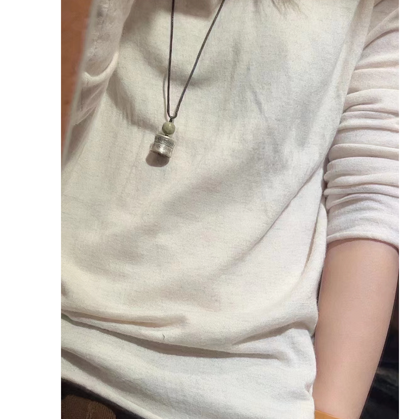 衣路走来秋冬新款打底衫不起球100羊毛衫超柔软堆堆领长袖百搭