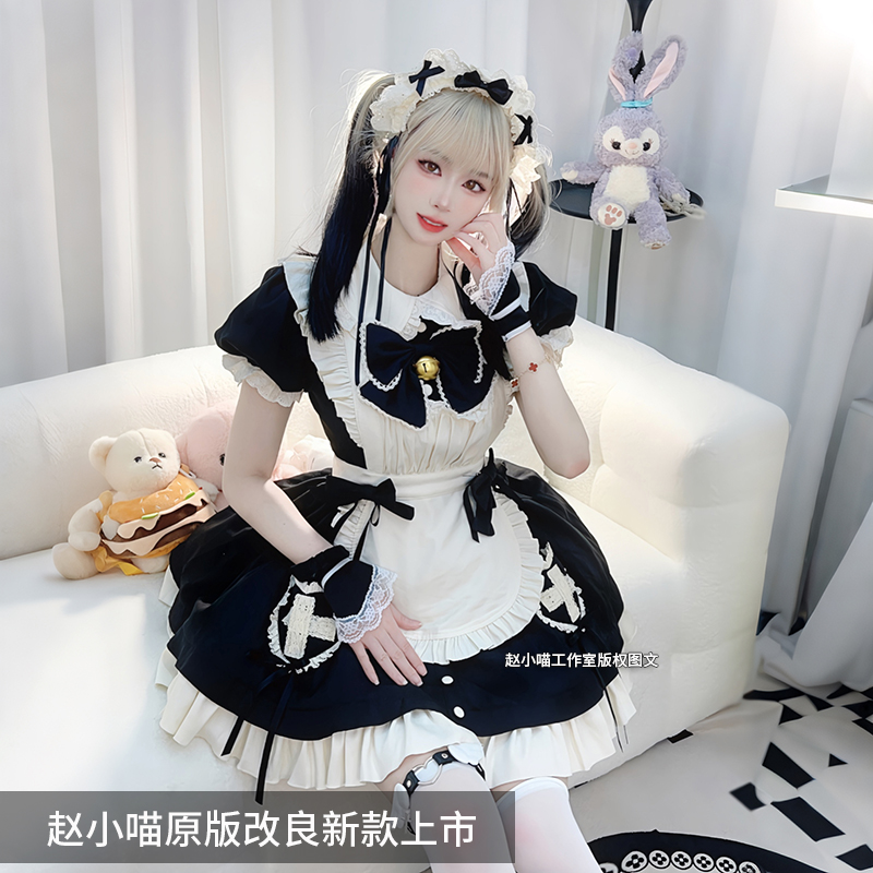 赵小喵原版心动告急改良首发Lolita日系可爱女仆连衣裙万圣节爆款