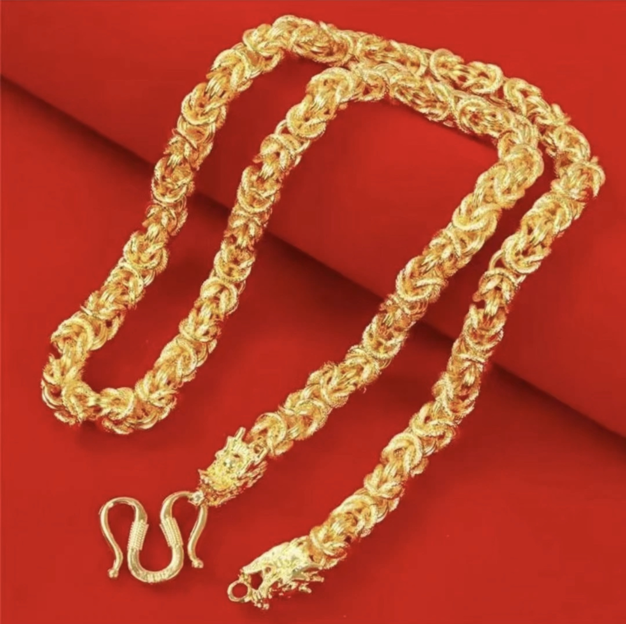 合金项链 （抖音好物）时尚高端  龙骨项链