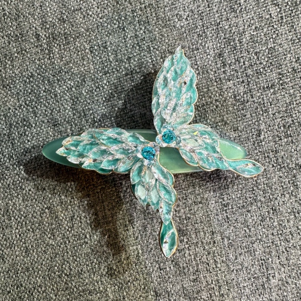 花花原创 大蝴蝶弹簧夹