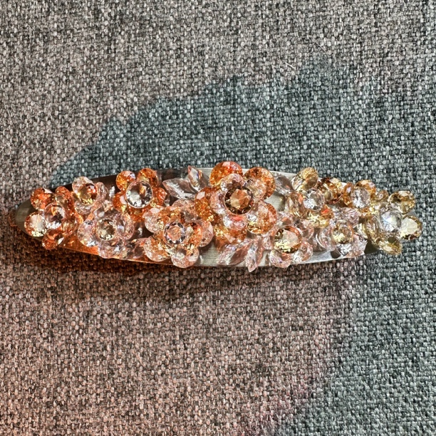 花花原创 冰糖月季大号隐形夹