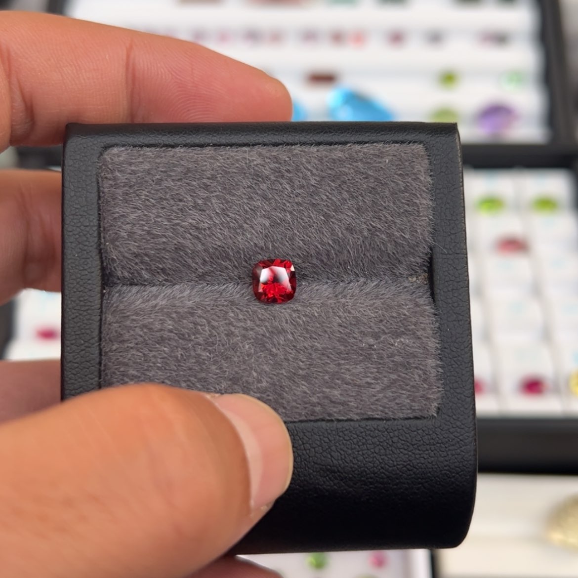 【闪购商品】石榴石珠宝半成品未镶嵌天然石榴石1.4ct