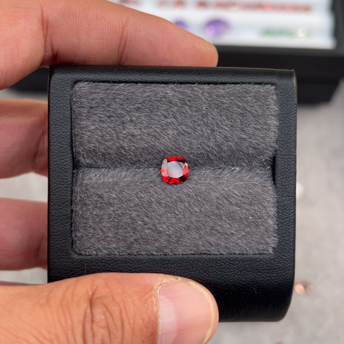 【闪购商品】石榴石珠宝半成品未镶嵌天然石榴石.1.19ct