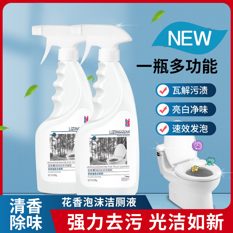 洁厕灵厕所去污去黄清洁剂花香洁厕液卫生间酒店马桶去污除黄批发