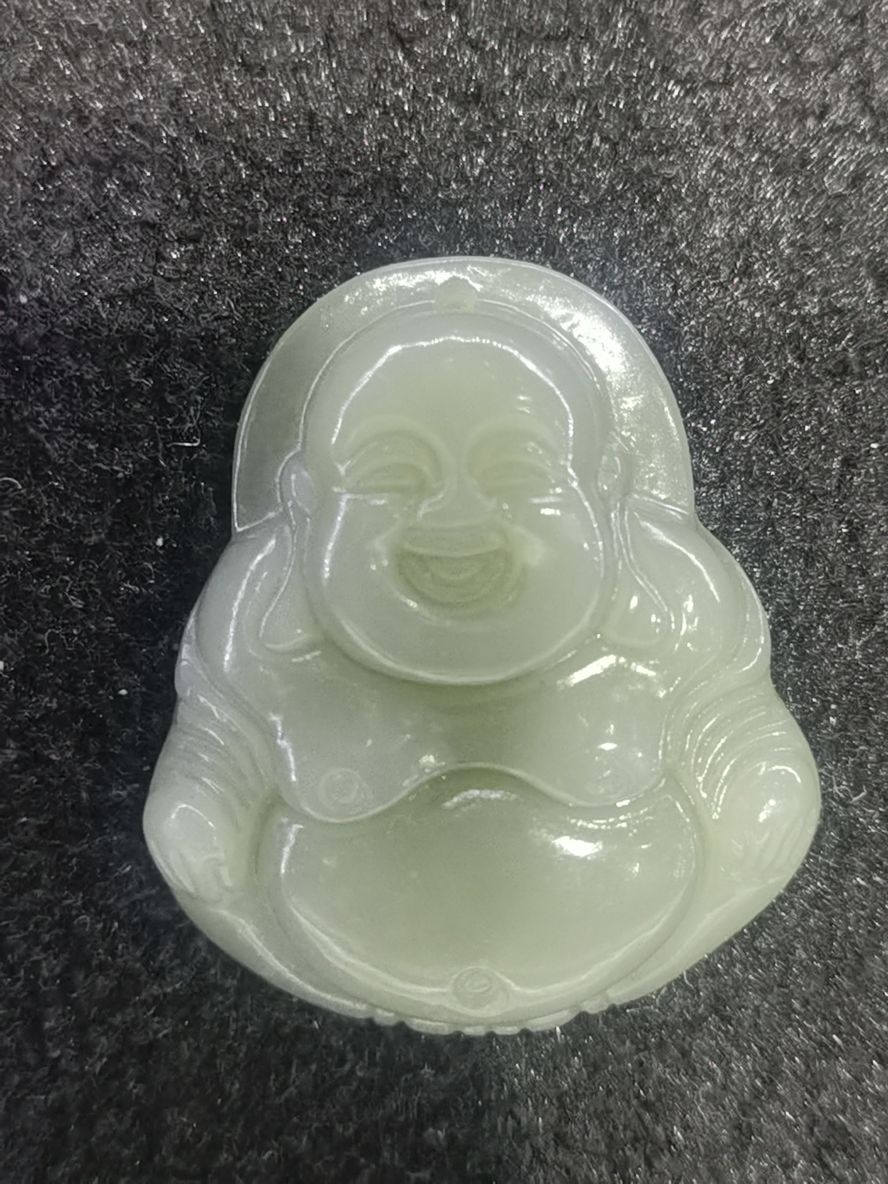 时尚新疆和田玉青白玉佛公小吊坠同款随机发货