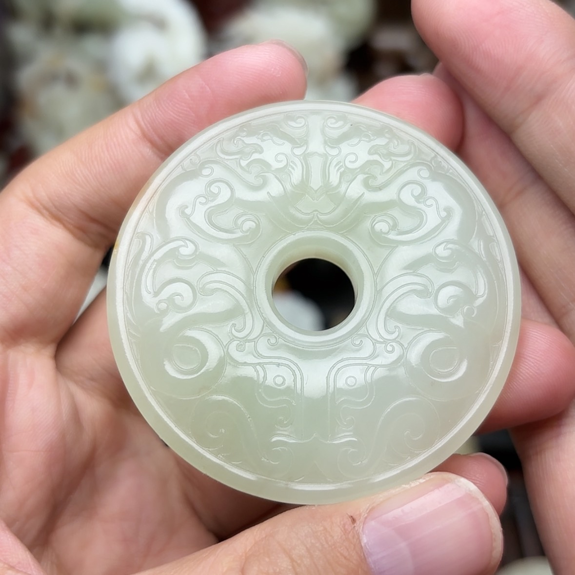 【闪购商品】和田玉挂件未镶嵌用****6