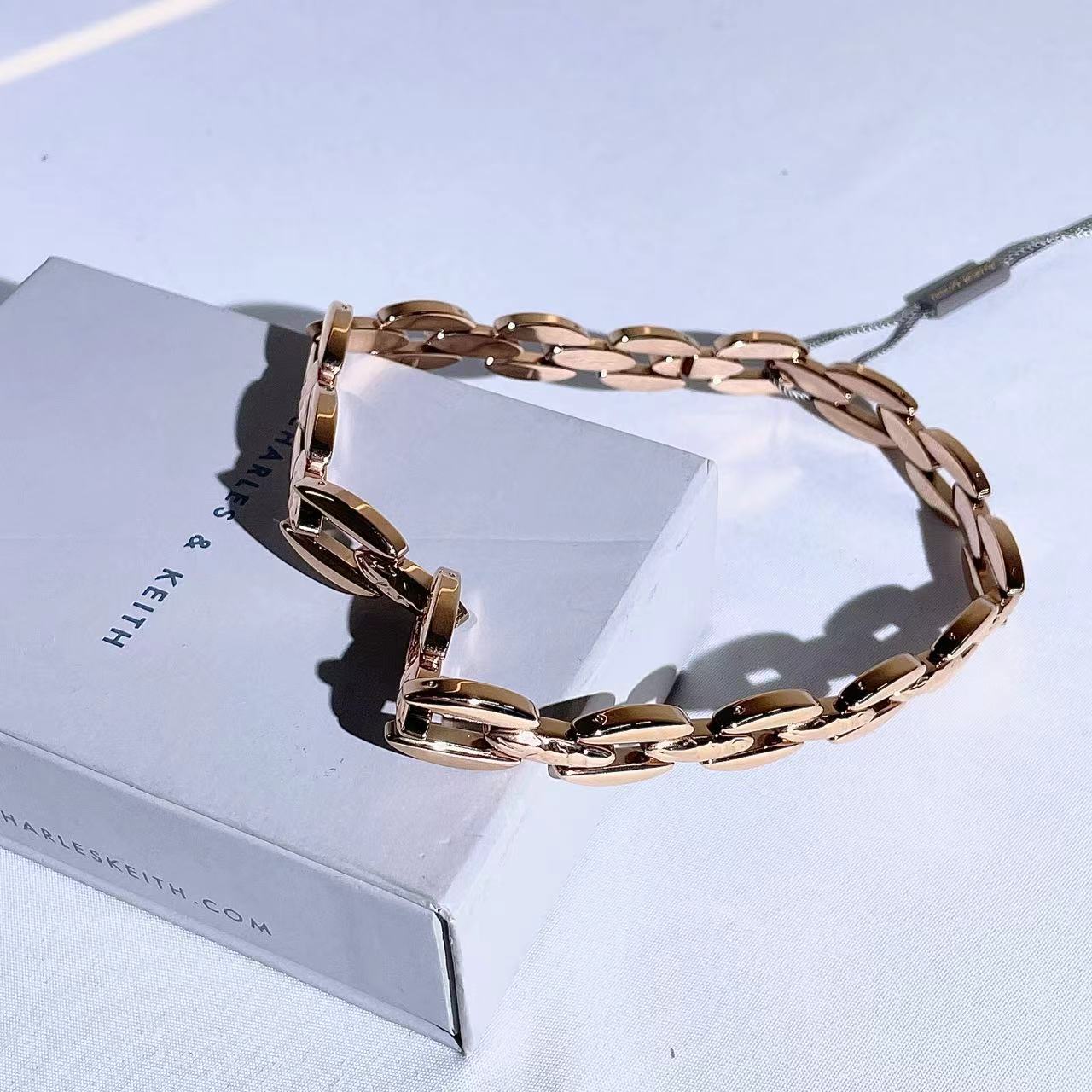 不锈钢项链 21470096玫瑰金色R女士时尚项链-杨