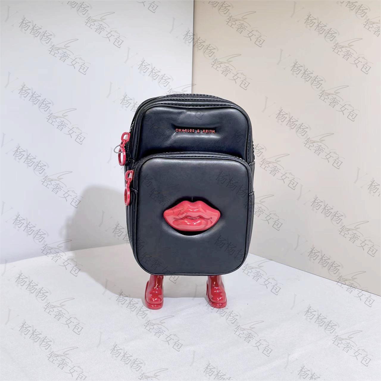 CHARLES&KEITH 80151135黑色S女士单肩斜挎包-杨灬