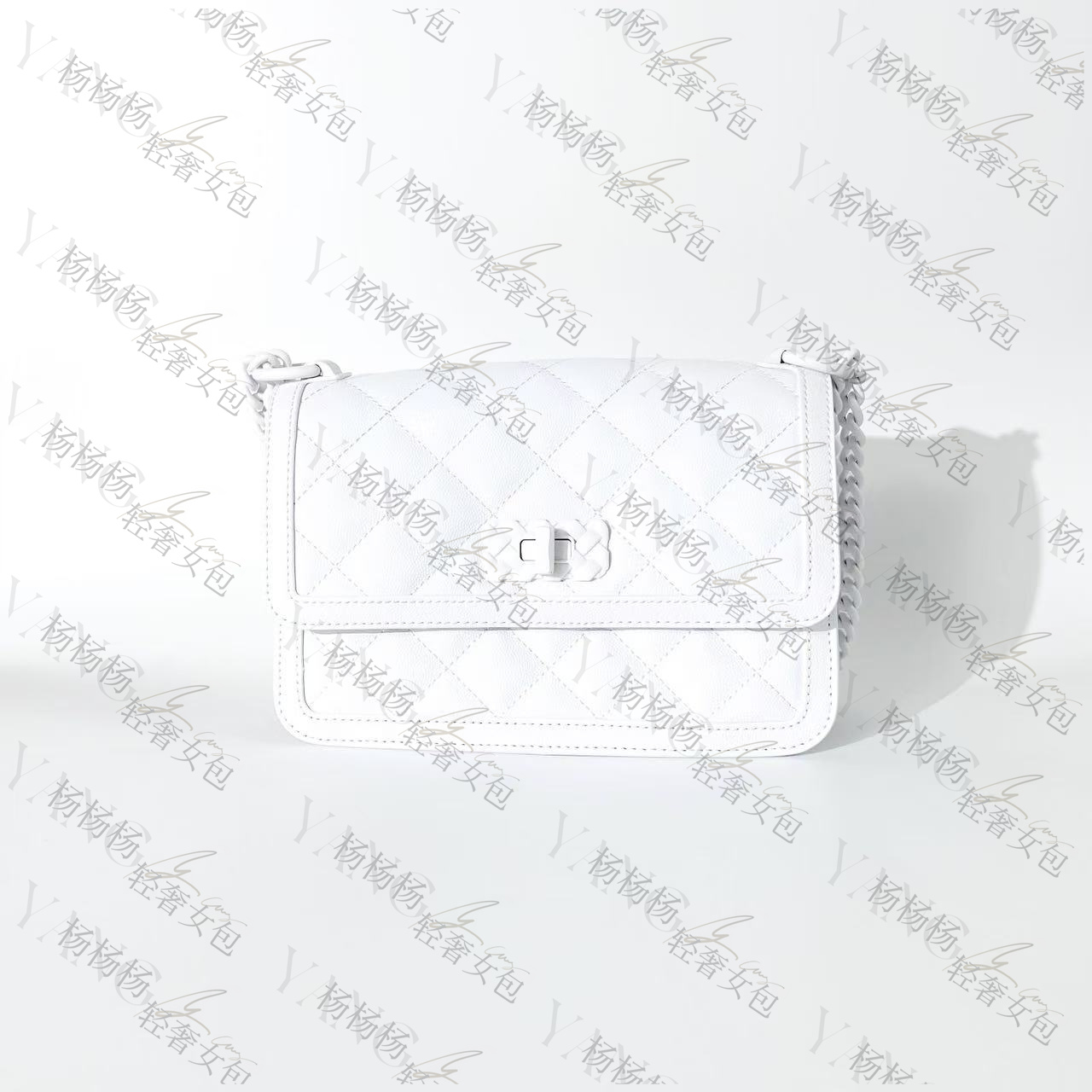 80151280-1白色M女士单肩手提包