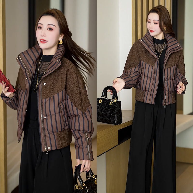 冬季短款小棉袄女2025新款百搭减龄修身棉衣棉服韩版加厚保暖外套