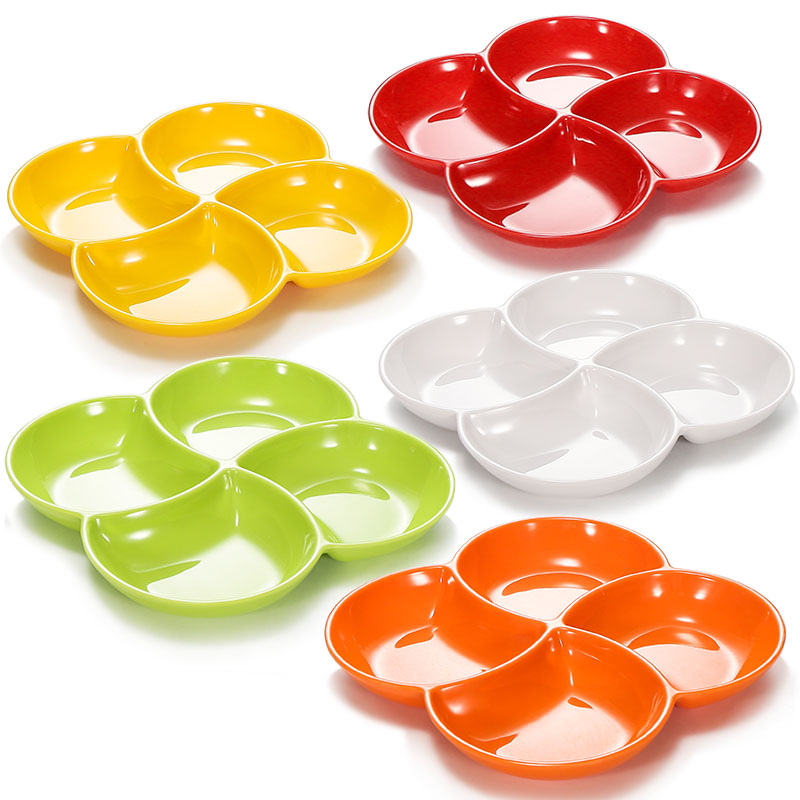 葱姜蒜分格盘餐盘家用盘子菜盘分隔配菜厨房配料多格分装大人备餐