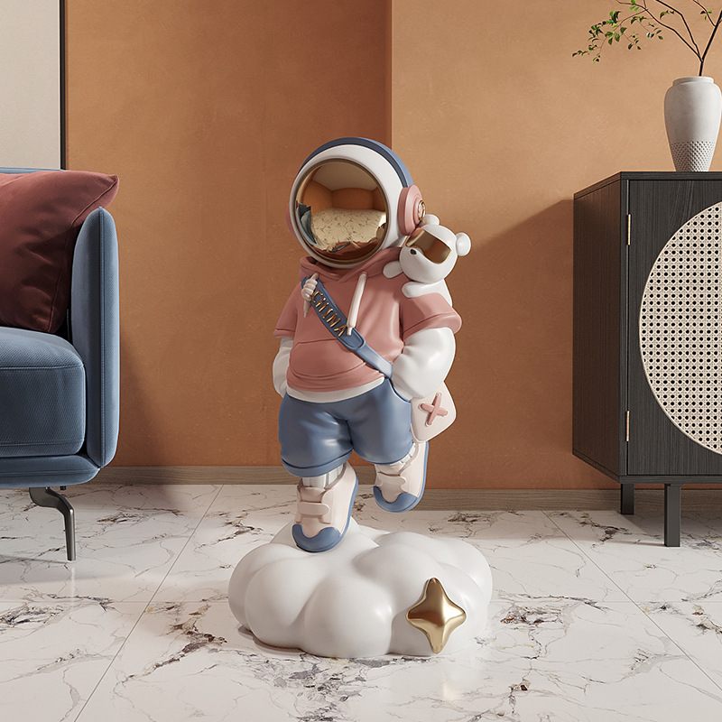 太空人宇航员小摆件电视柜客厅酒柜ins风桌面装饰品男孩生日礼物