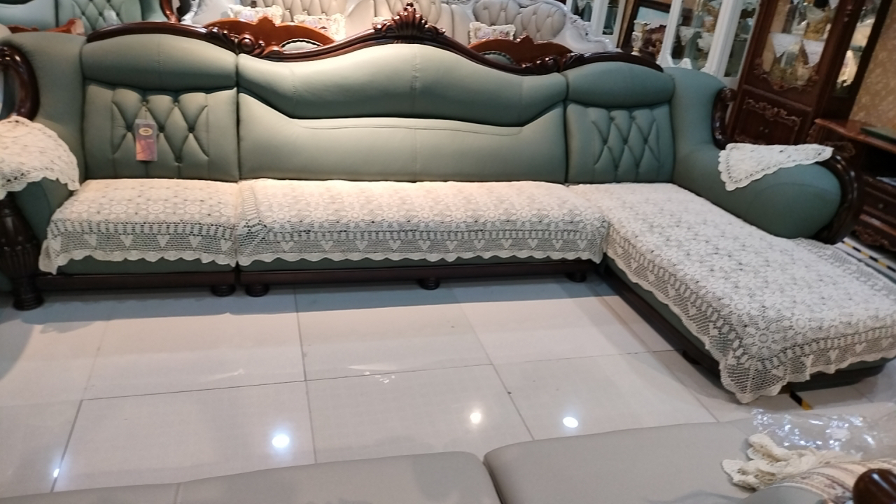 手工钩针太阳花沙发垫110*120 ，110*200，110*210轻奢简约沙发盖巾