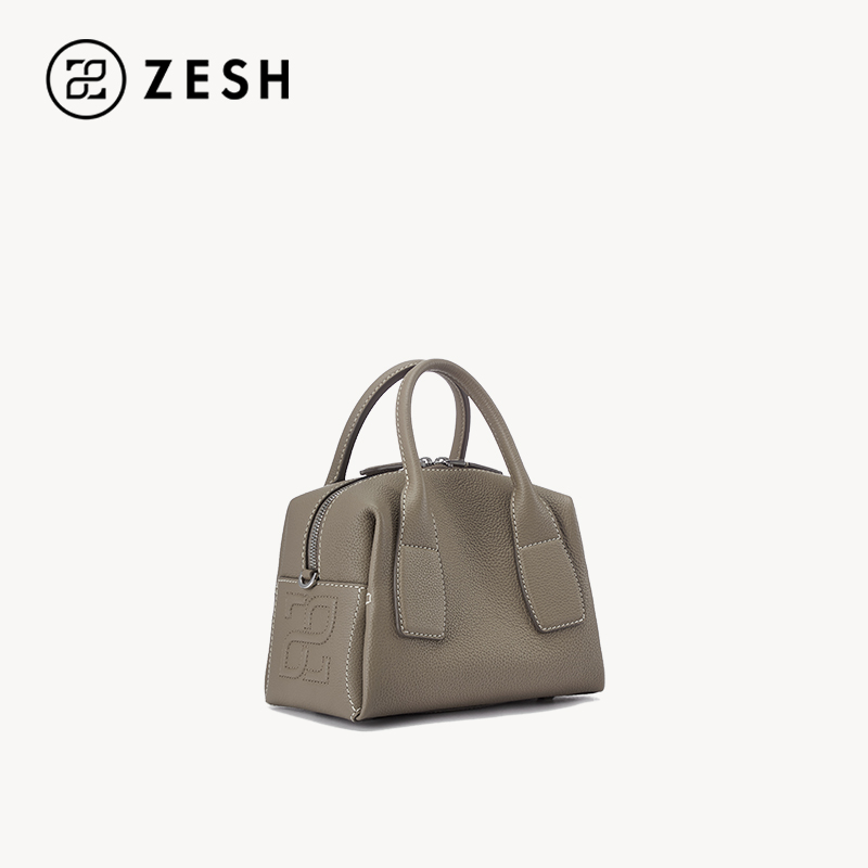 【曾黎同款】ZESH/泽尚 印象小号手拎包小众设计女单肩斜挎包手提包