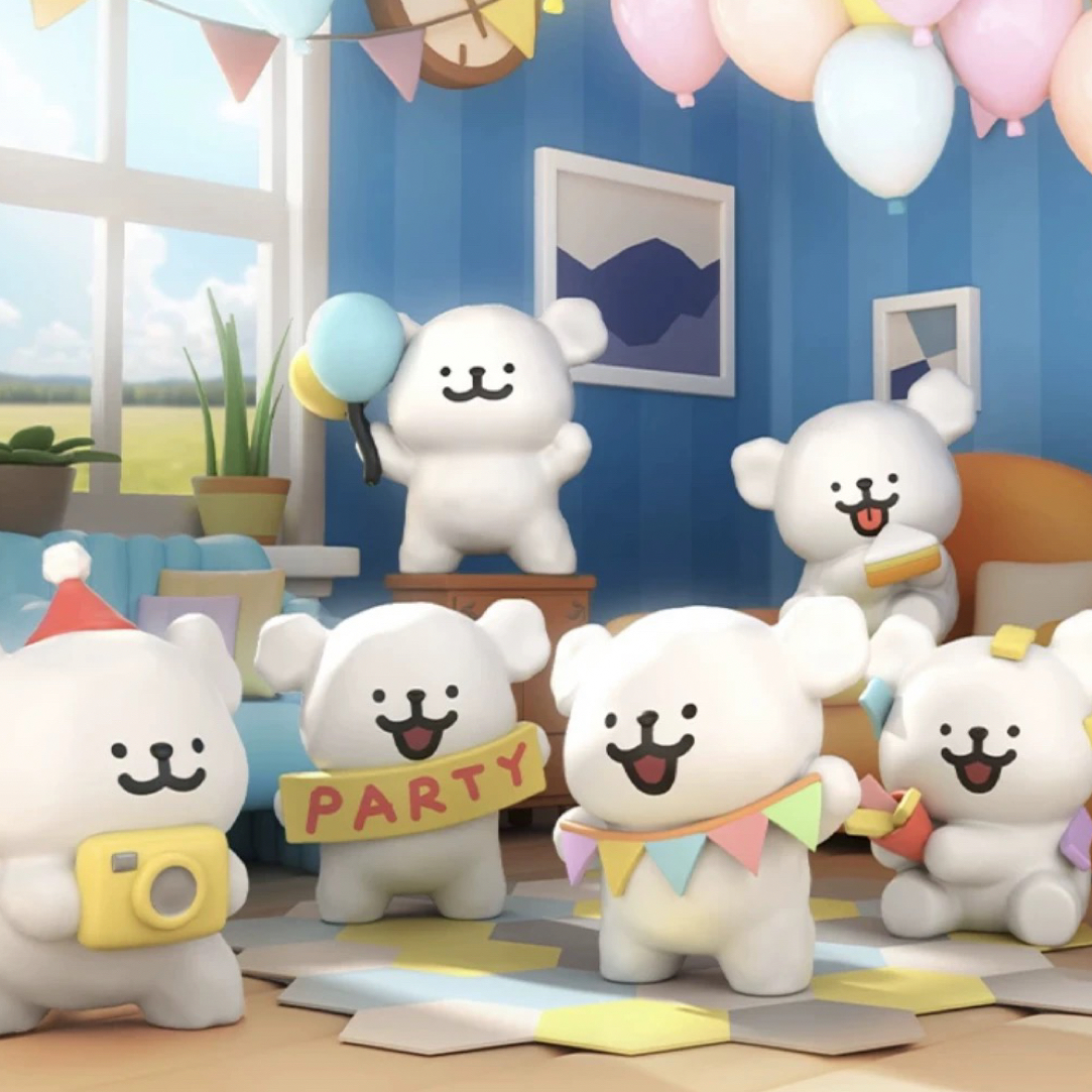 线条小狗第二弹萌粒-盲盒潮玩摆件