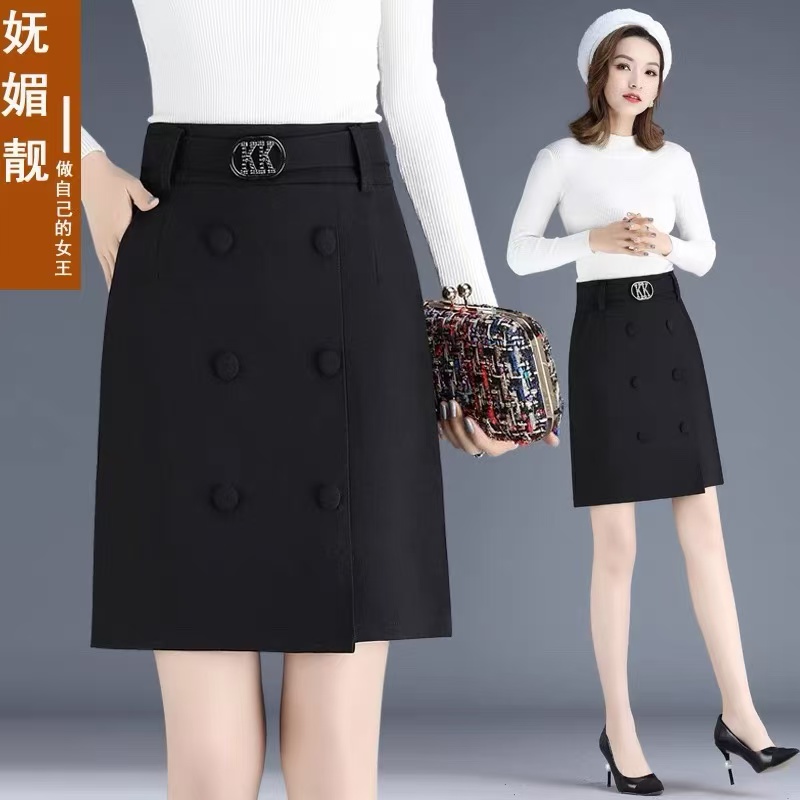  2111款弹力棉半身裙48公分长