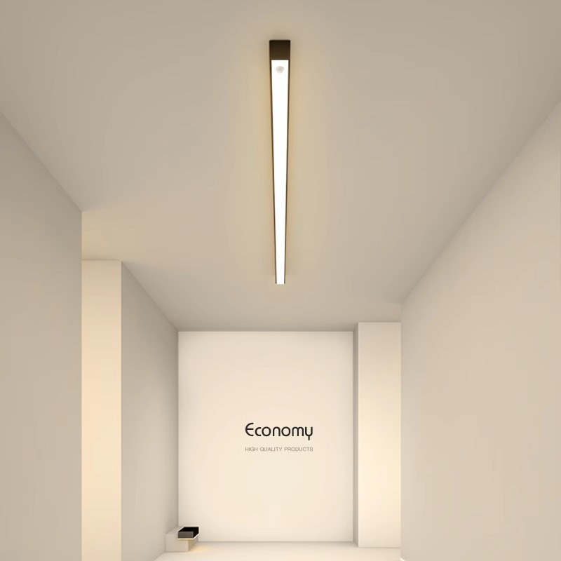 创意led吸顶灯感应灯过道走廊灯简约现代客厅灯卧室灯长条阳台灯