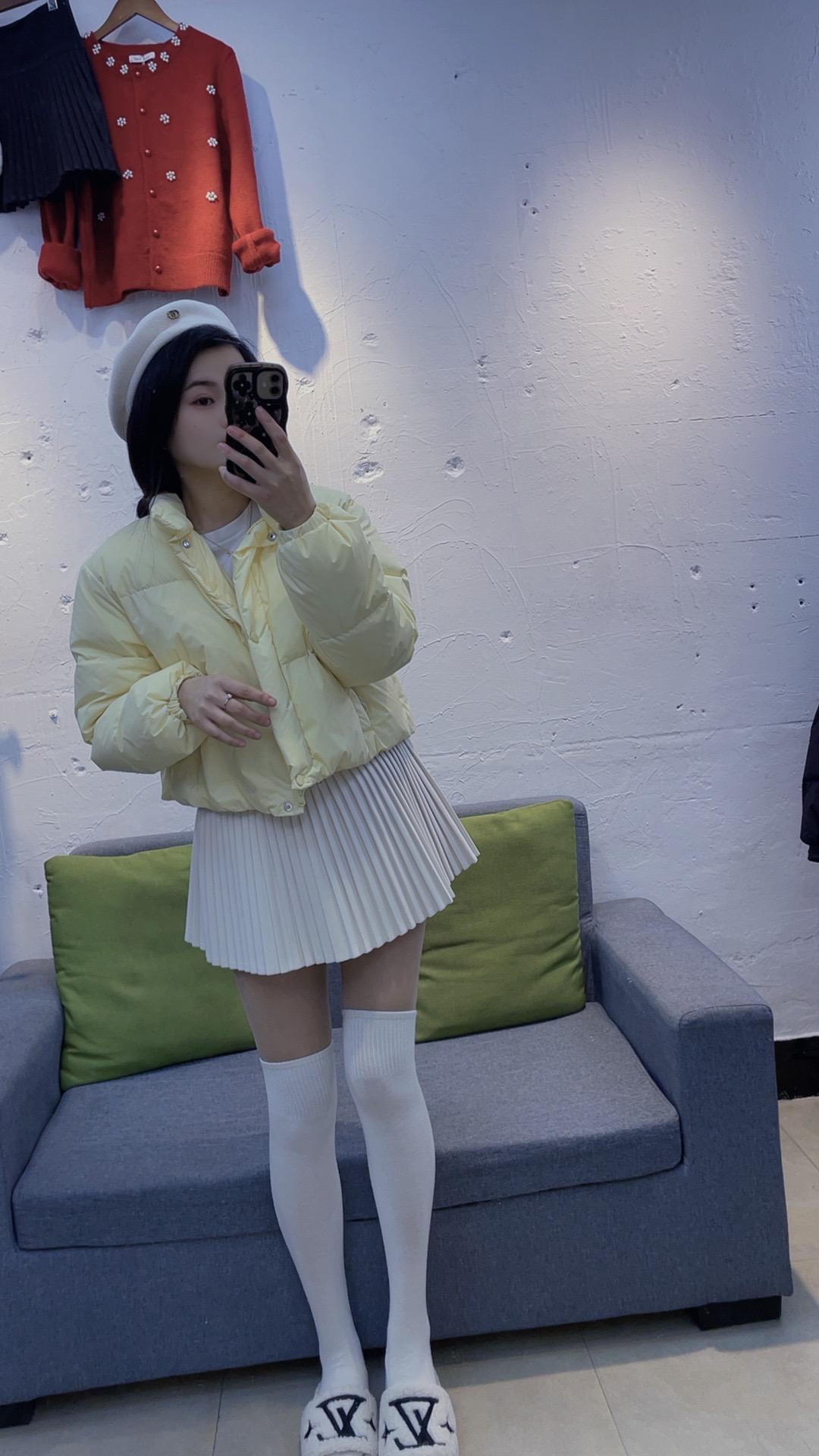 韩系复古黄色小个子加厚短款棉服女棉衣面包服潮