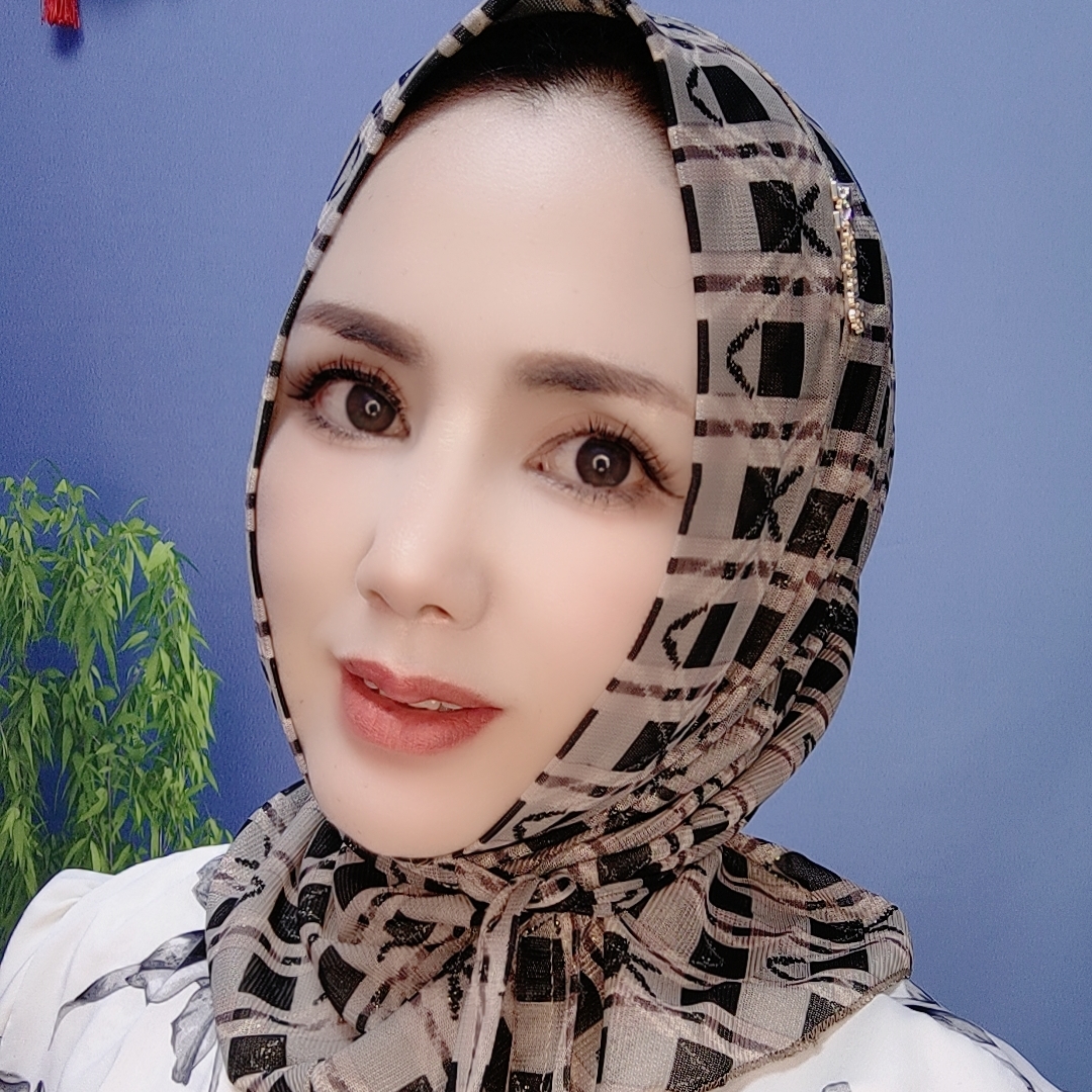 小格子各色软盖头包头女士千鸟格
