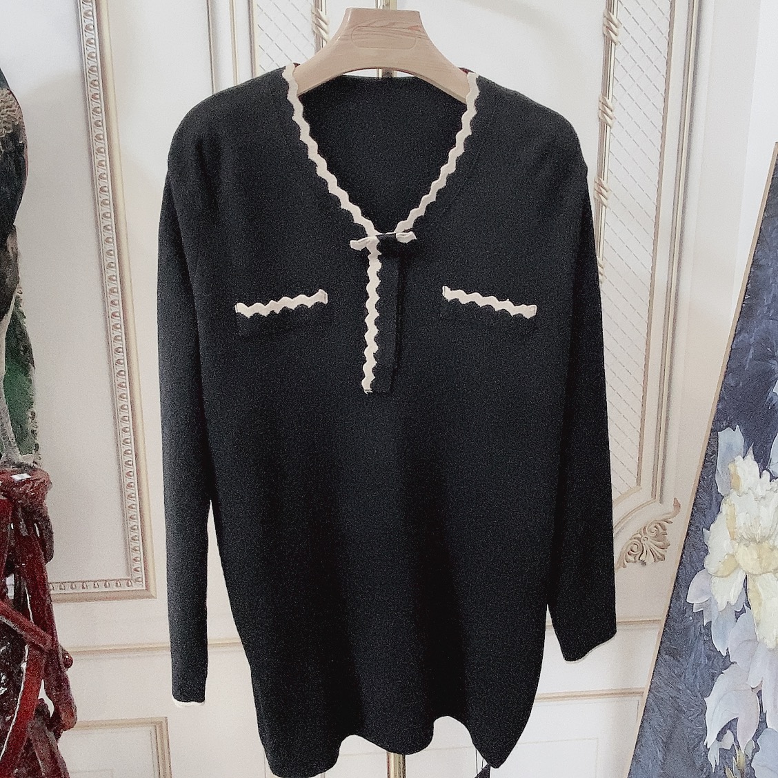 （衣长74）时尚毛衫003-1