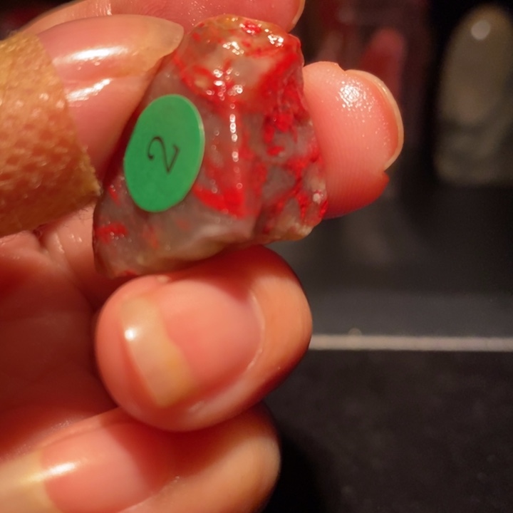 昌化鸡血石印章印章207老矿全软玉石血果子