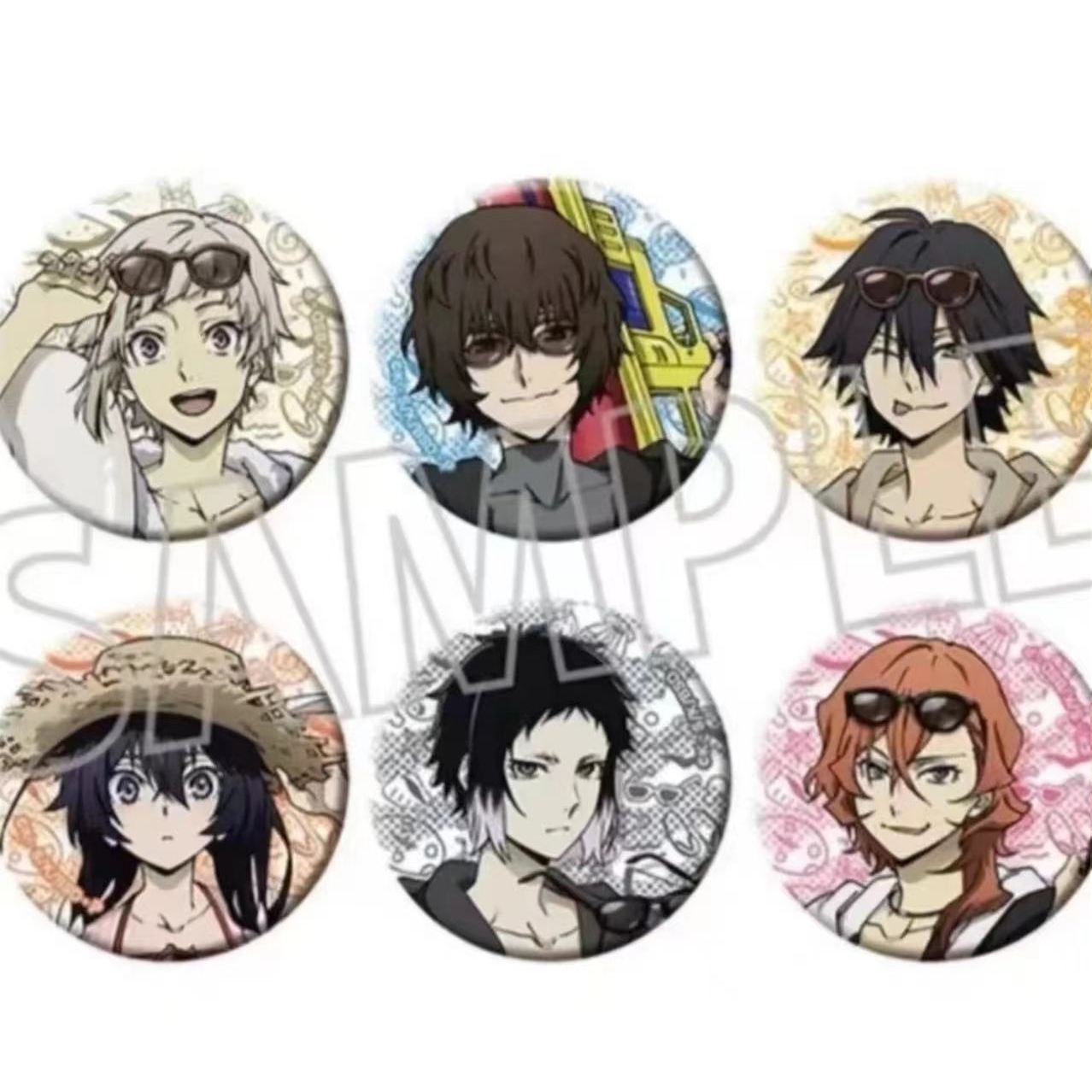 【文豪野犬】夏日祭吧唧徽章（ 默认代拆，未成年人禁止下单）