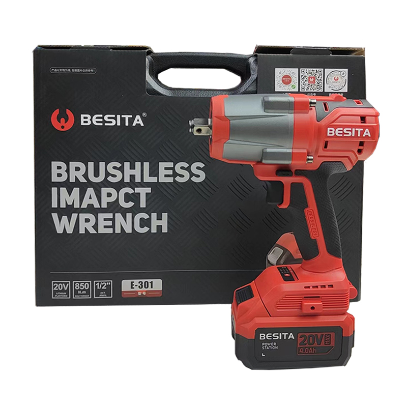 1/2“大扭矩锂电充电扳手大扭力850NM双电一充可装卸轮胎螺丝