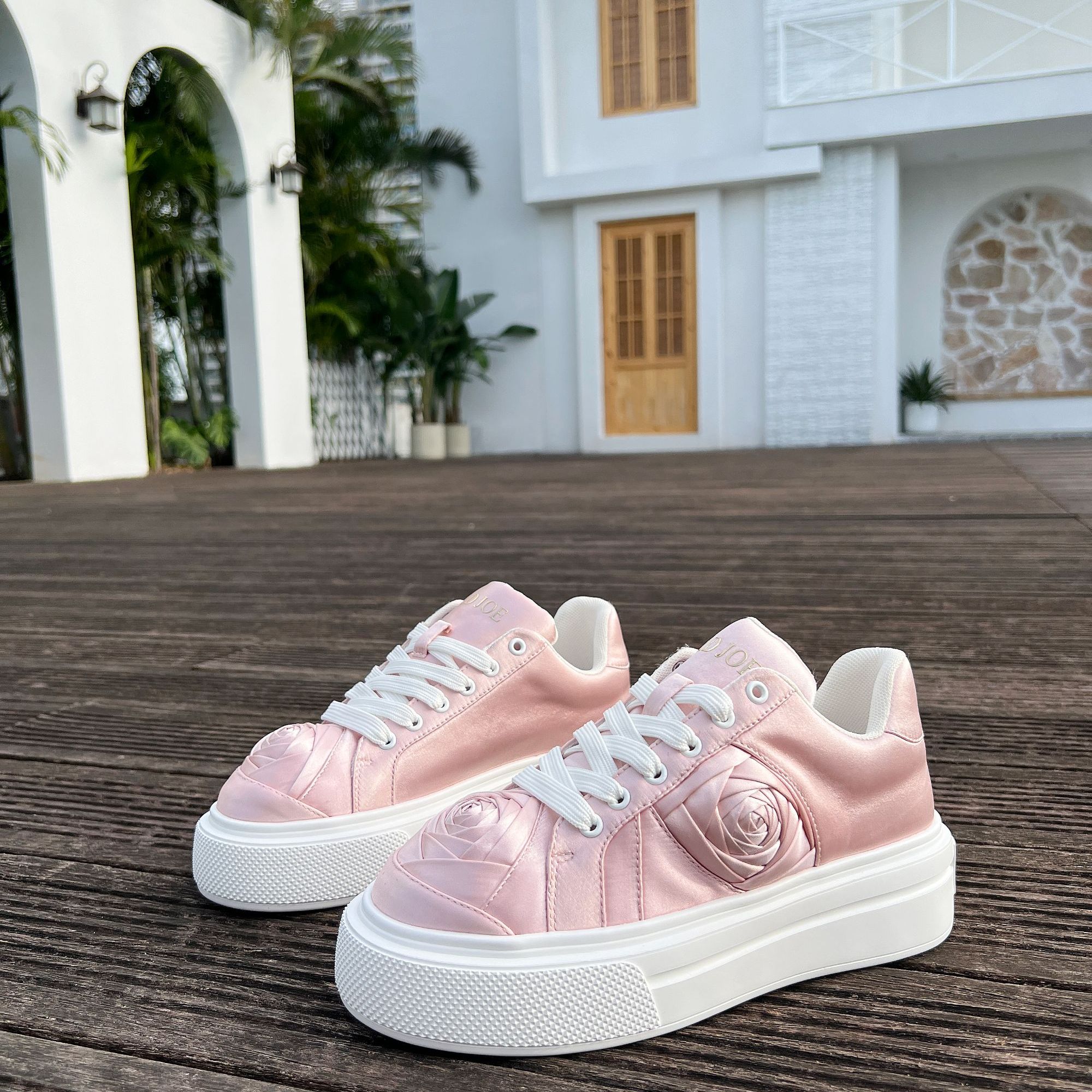 夏秋百搭单鞋时尚板鞋透气休闲男女运动鞋厚底情侣学生小众ins