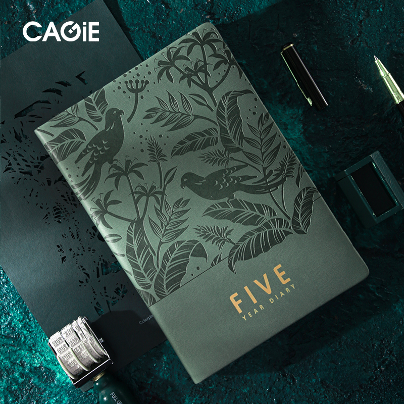 CAGIE/卡杰日记每日一问超厚五年日记本5年计划本加厚高颜值记录