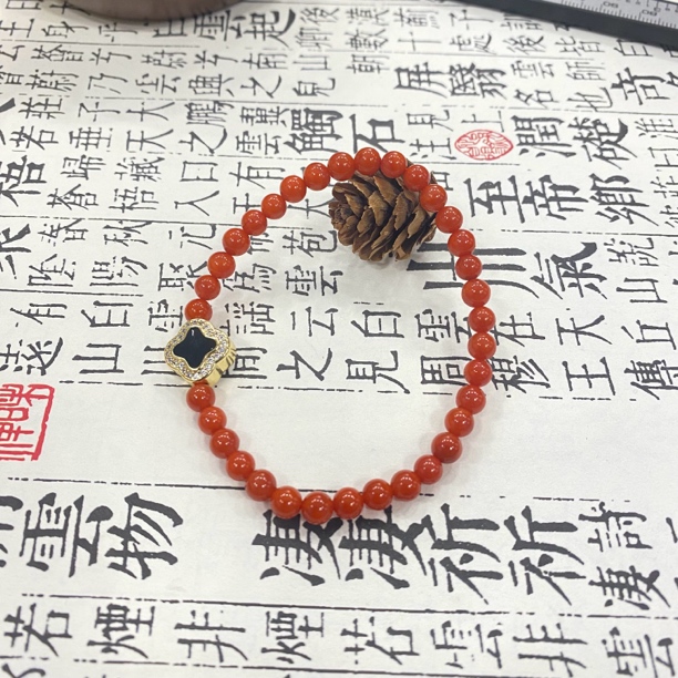 南红5mm设计款女士手串