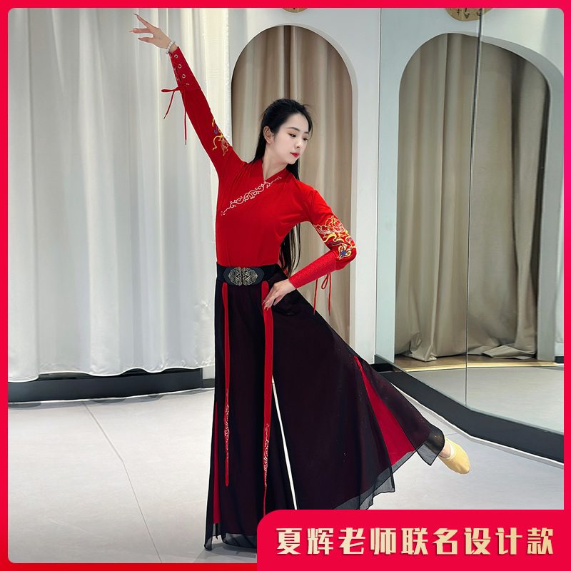 【雪龙吟】舞裁缝夏辉老师联名同款国风古韵舞蹈演出服装武侠表演服