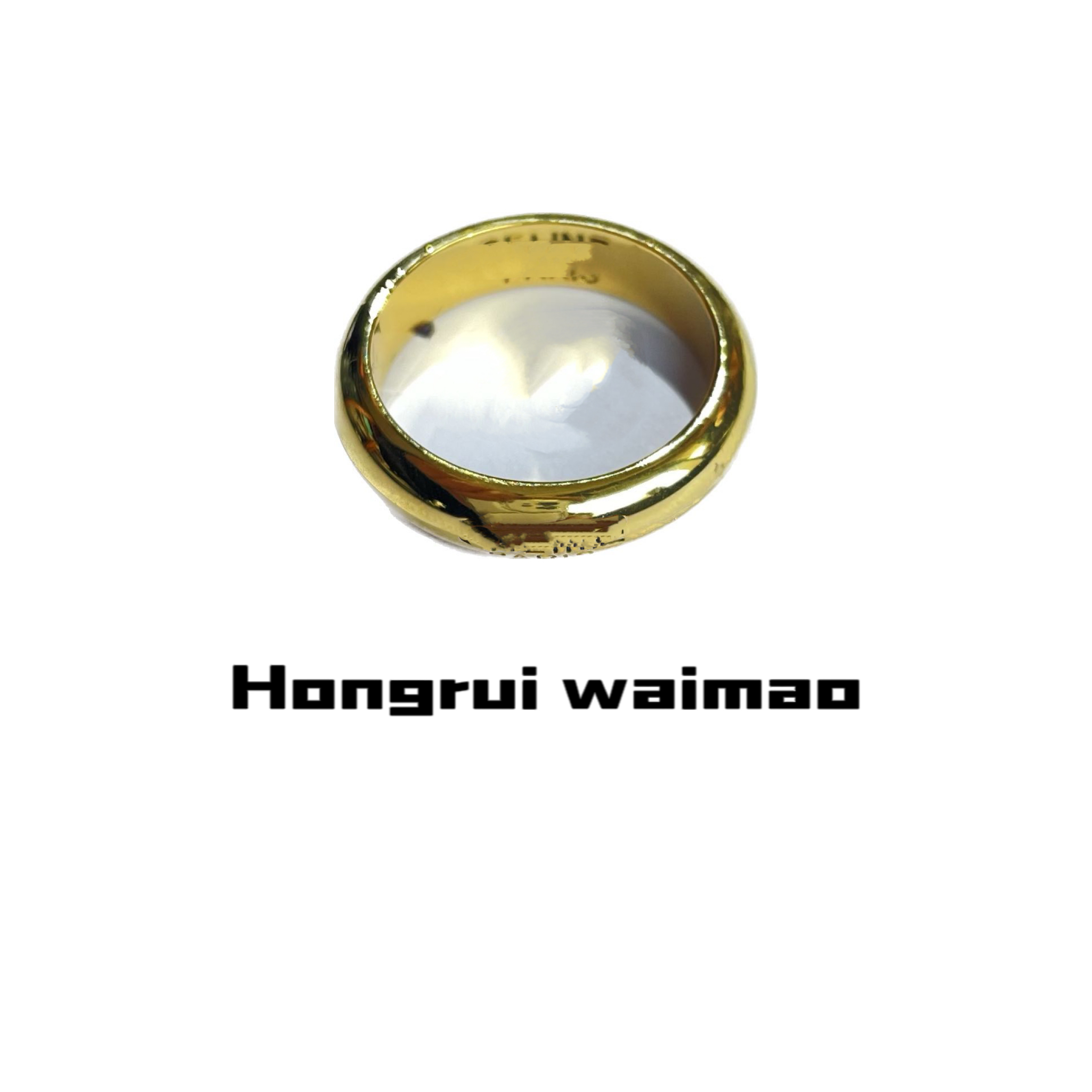 铜合金戒指 【5568】轻奢时尚素款环戒百搭简约