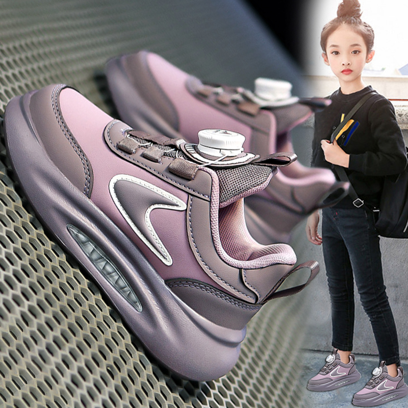 巴拉巴拉恩童鞋女童运动鞋秋季2023新款儿童老爹鞋旋转扣鞋子女孩
