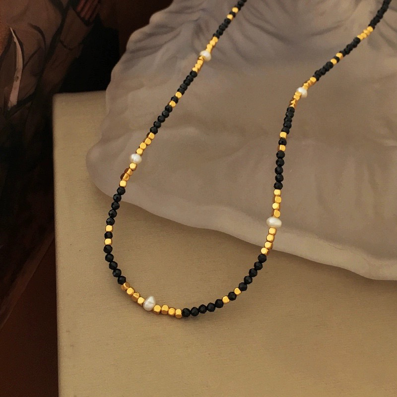 铜合金亚克力项链 【大K定制】【布郎尼高奢项链】秋冬新款A73