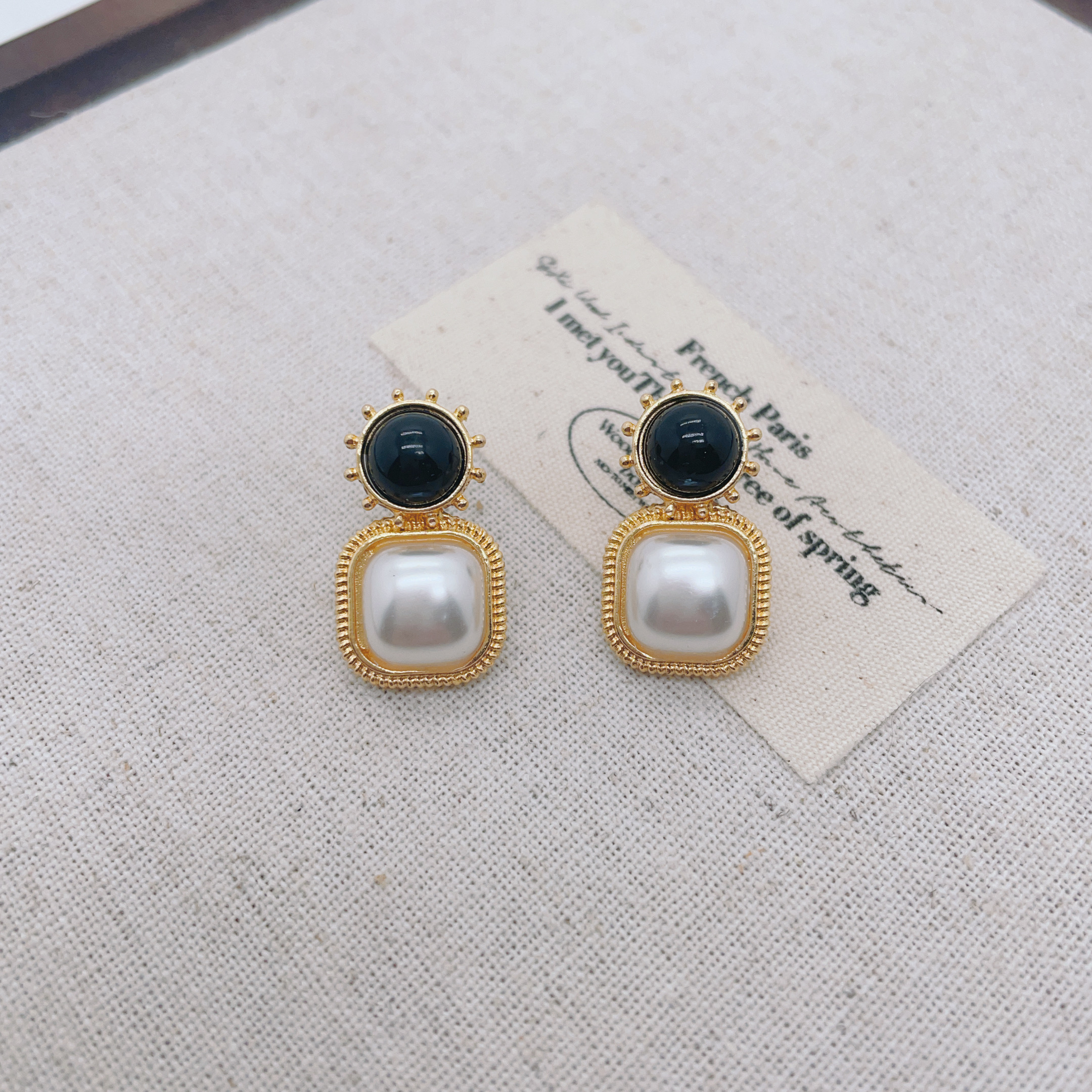 铜合金耳饰 【D31】新款时尚精致甜美百搭简约耳环T031