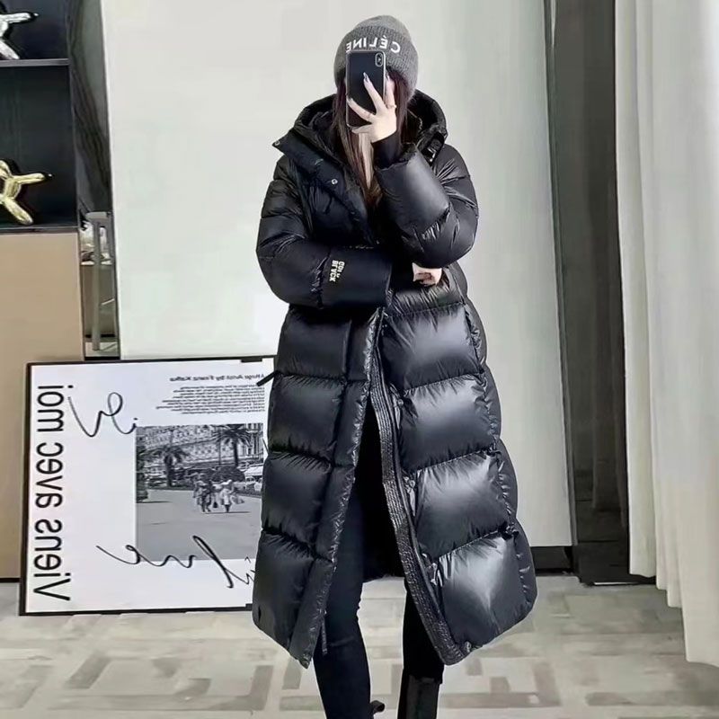 雅鹿新款鹅绒服黑金原版羽绒服男女90白鹅绒极寒加厚七格时尚百搭