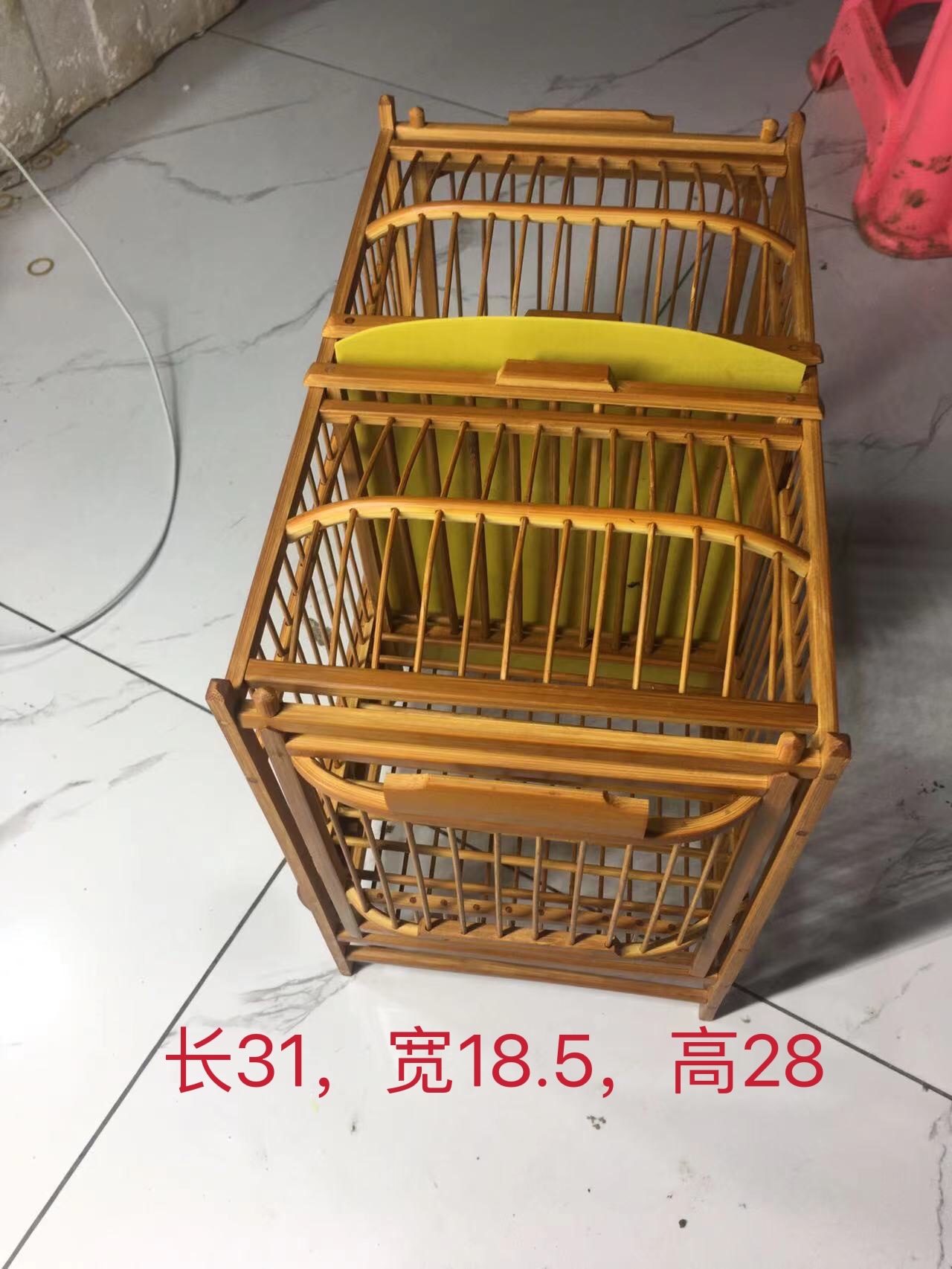 黄豆鸟比赛笼打笼格丝笼攻笼滚笼竹鸟笼竹制鸟笼子凯里笼黄腾笼子