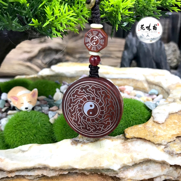 手工银丝镶嵌印度小叶紫檀Diy饰品