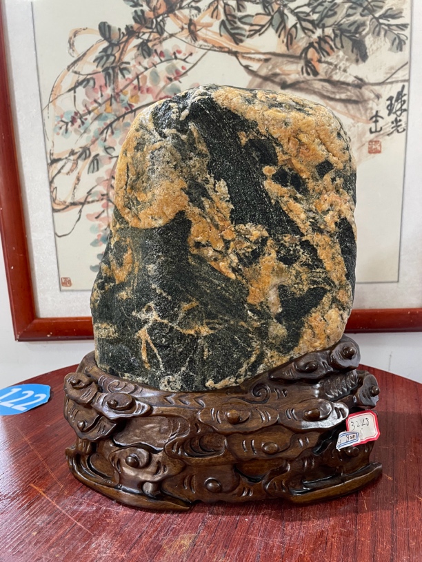 室内平安石摆件【画面石】高32cm～宽28cm～厚17cm～