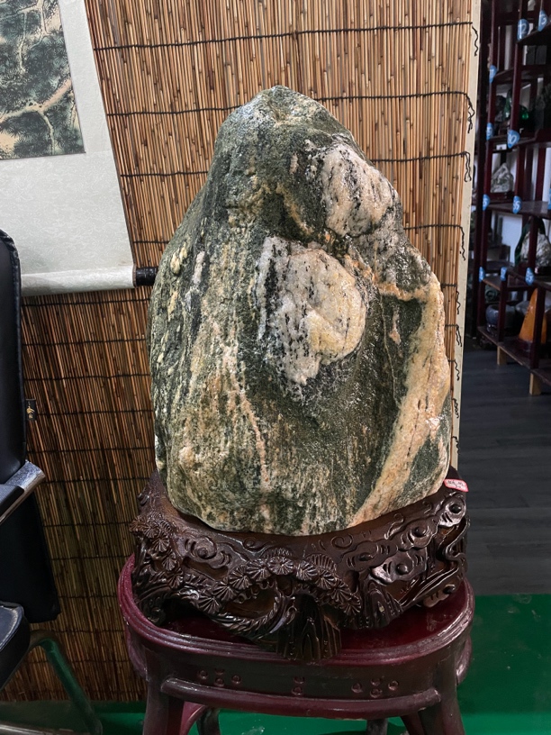 室内平安石摆件【青山-靠山】高56cm～宽41cm～厚30cm～