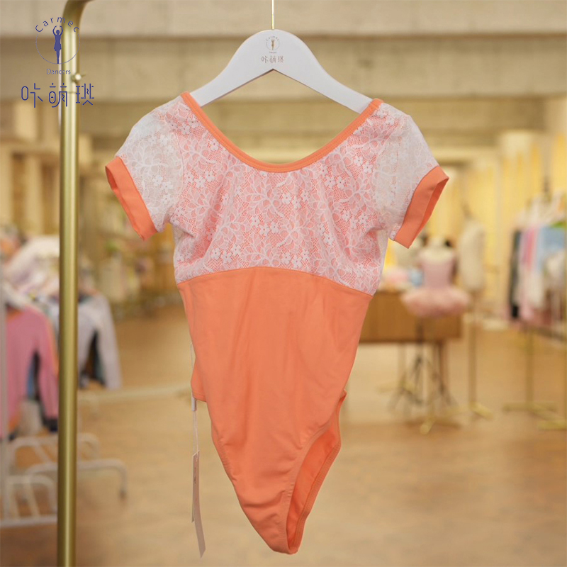 咔萌琪718号样衣儿童舞蹈服女童练功服吊带中国舞连体夏季芭蕾服！